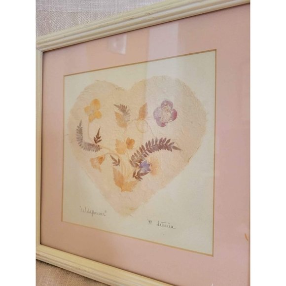 Vintage Pressed Flowers Framed Art - Picture 7 of 9